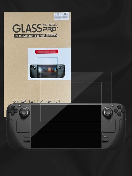 Spieler, geeignet für Steam Deck HD Protective Film Transparent Screen 2 -Piece -Paket mit kostenlosem Filmset