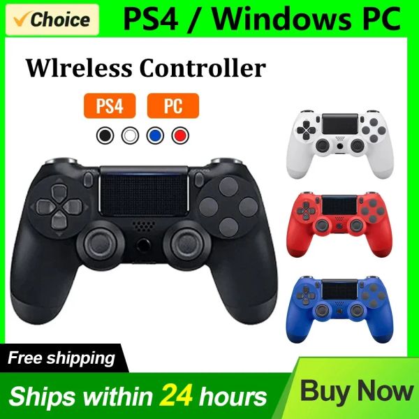Controller joysticks per PS4 slim pro joystick gamepad a doppia vibrazione bluetooth wireless bluetooth joypad per playstation 4 joypad pc/ios/Android