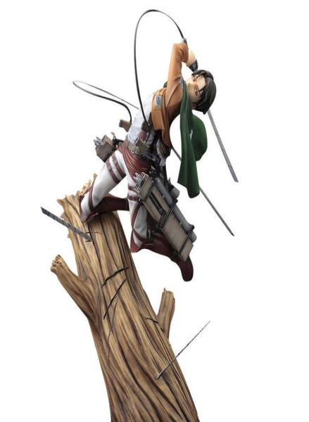 Saldırı Titan Artfx J Levi Yenileme Scar Stump Paketi 28cm Anime Figürleri PVC Action Figür Oyuncak Yetişkin Koleksiyon Modeli Oyuncak Bebek Q3591709