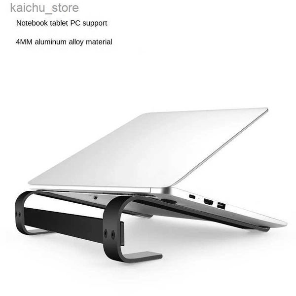 Outros componentes do computador Laptop Stand Aluminium Lelloy Office Desktop Stand Portable Heat Dissipation Notebook MacBook Pro Max Computer Base Acessórios Y240418