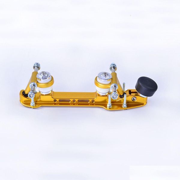 Inline Roller Skates Aluminium Quad -Skate -Platten Größe 214 mm 224 mm 242 mm 258 mm 274 mm 308 mm mit Stopfenfarbe Gold 230922 Drop Lieferung DH5HP