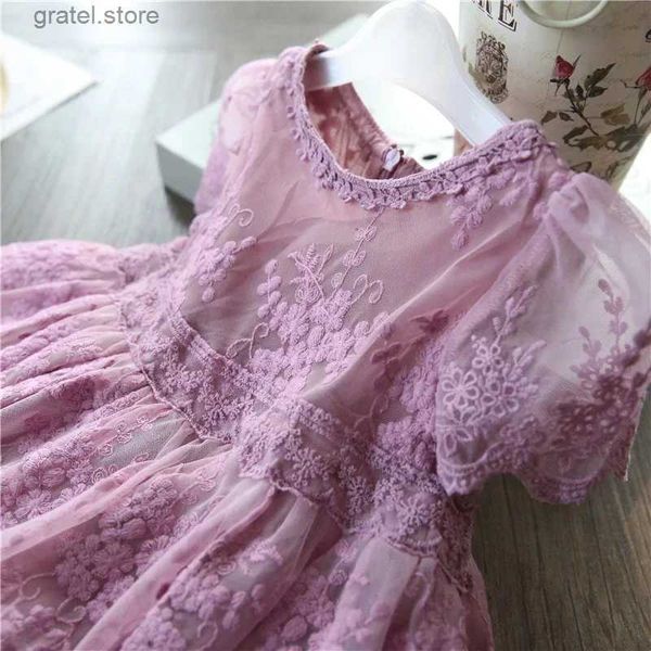 Vestidos de menina Roupes de menina para meninas Vestidos para meninas roupas de verão Papai Noel Princess Dress Vesti