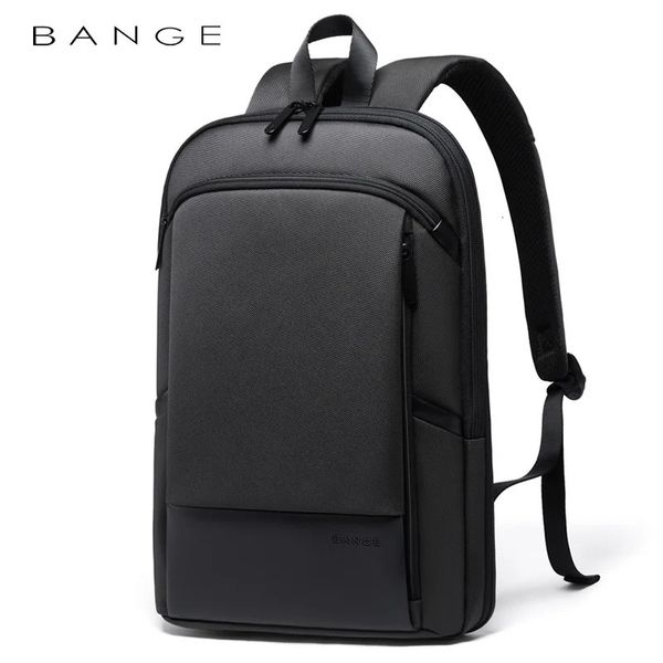 Bange Men Business Waterproof 15.6 Dizüstü bilgisayar sırt çantası moda erkek klasik moda seyahat moto bisikletçisi ışık ölçeklenebilir omuz çantaları 240409