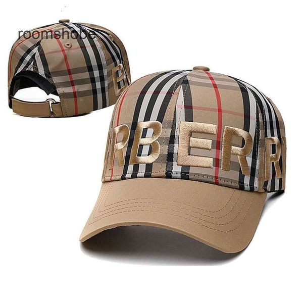 Moda Casual Drbo Baseball Cap Hats Bat Hat Classic Plaid Baseball Hat Unisex Hat Hatshade Hat Burbries Hat Hat Hat Baseball Cap ao8D