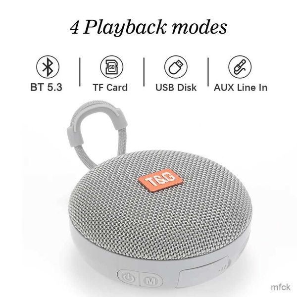 Alto -falantes portáteis TG352 Alto -falantes Bluetooth portáteis Escalada ao ar livre Running Running Mini Music Box Player Audio Subwoofer Suporte