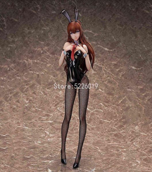 41cm Ing Bstyle Steins Gate Anime фигура Kurisu Makise Action Figure Kurisu Makise Bunny Girls Girls для взрослых. Модель кукла T2209138054