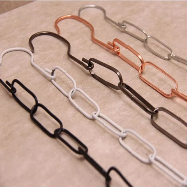 Высококачественная металлическая висящая цепь с крючком для нескольких одежды в магазине одежды и кольцам для мультитешащих вешалок для одежды