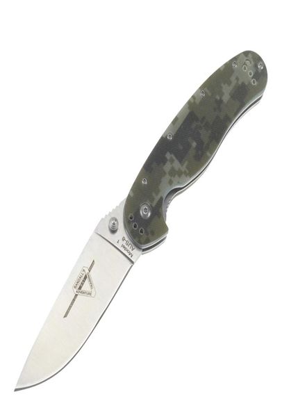 Ontario Rattenmodell 1 Taktisches Faltungsmesser Hochwertiges Aus -Messer -AUS8 Scharfe Klinge G10 Griff OEM Camping -Überlebensmesser1966116