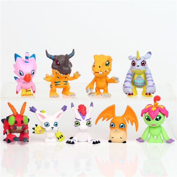 4-5 cm de 9 peças/set monster Action Doll Cake Accessories Car personagens de ação de ação