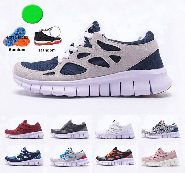 Free Run 2 Herren Laufschuhe Damen Trainer Designer Sneaker Triple Black White FN 2.0 Rennfahrer Männer Sports des Chaussures Pink Saltgrau Blue Frauen Sport Zapatos