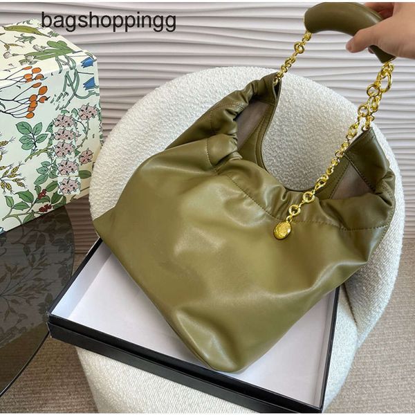 Bolsa de designer de cadeia bolsa de bolsa Espanha Squeeze Totes Bolsas Mulheres Menina Couro Crescente 2024 Moda Tote Novo 8fwe