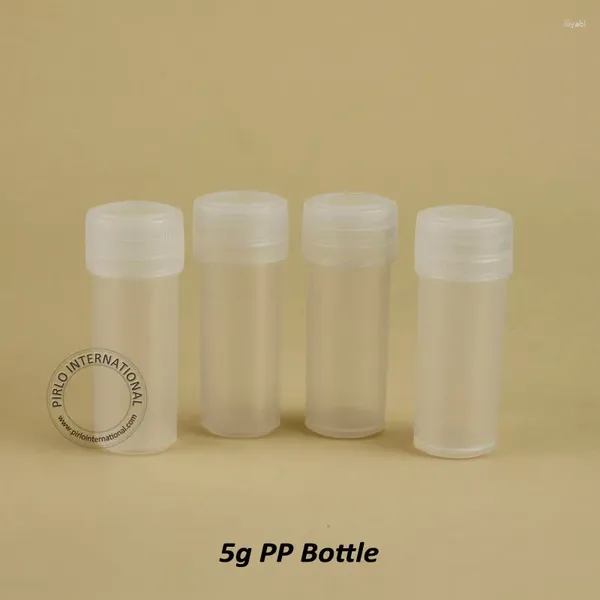 Бутылки для хранения 200 шт. Отличный 5G Mini Plaalty Plaalte Cosmetic Refillable Bottle 5 мл прозрачный контейнер с разделенной зарядкой