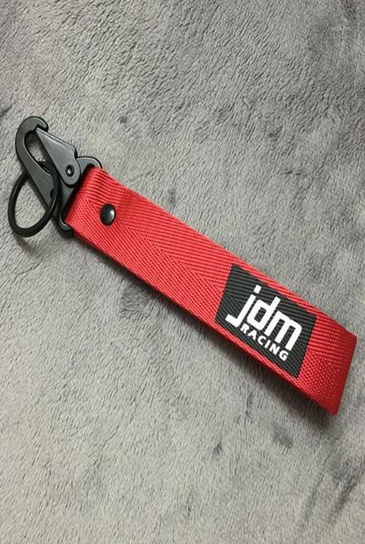 Класные теги Red JDM Racing Keyring Tags Keytags Auto Car Drift Key Deflect Holder Quick Release Entusiast12029001