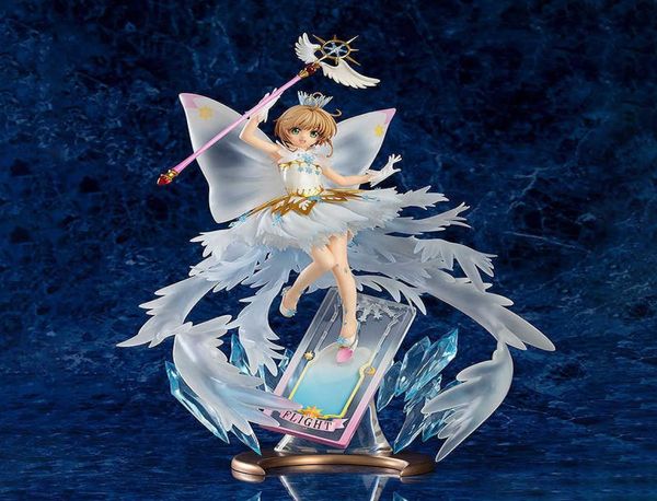 CardCaptor Sakura Kinomoto Hello Новый мир ПВХ фигура Японская аниме -фигура модель игрушек Коллекция Кукла Q07226349944