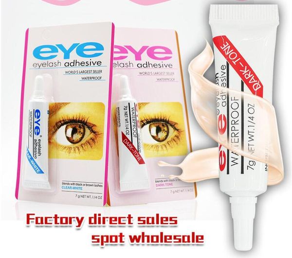 Wimpernkleber Eye Lash Kleber Schwarzweißes Make -up wasserdichte falsche Wimpernklebstoffe Kleber weiß und schwarz verfügbare2093002