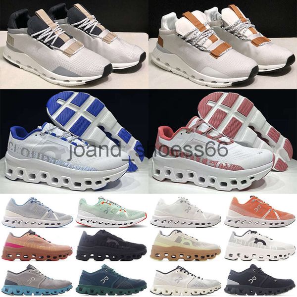 2024 Em Cloudmonster Designer Running Shoes Homens Mulheres tênis Frost Cobalt Eclipse Açafrão Eclipse Magnet Rose Sand Sports Sapato de caminhada respirável 36-45