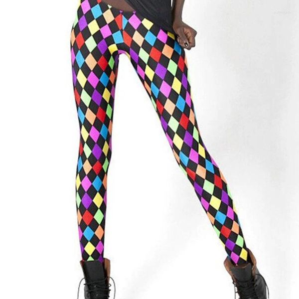 Pantaloni da donna simpatica cartone animato da donna leggings stretto personaggio stampare sexy sottile spezia lolita che indossa un punk roccia casual ritagliato