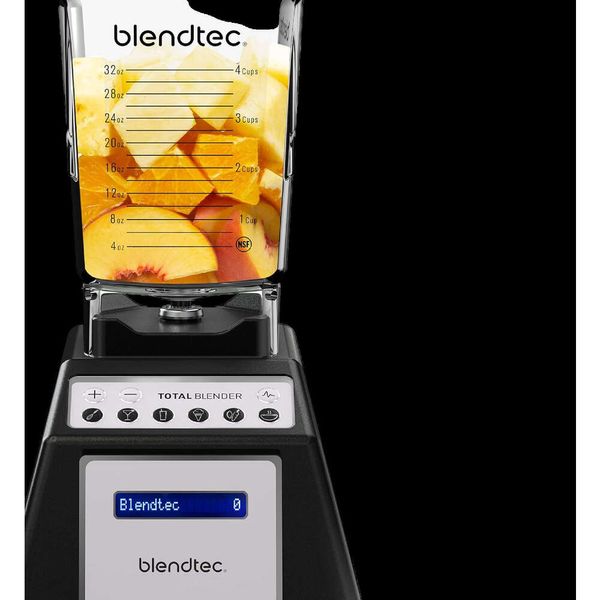 Blendtec Total Blender Classic с четырехсайской банкой, 75 унциями, 10 скоростями, блендером для столешницы профессионального класса, блендером с высокой мощностью с 6 предварительно запрограммированными циклами