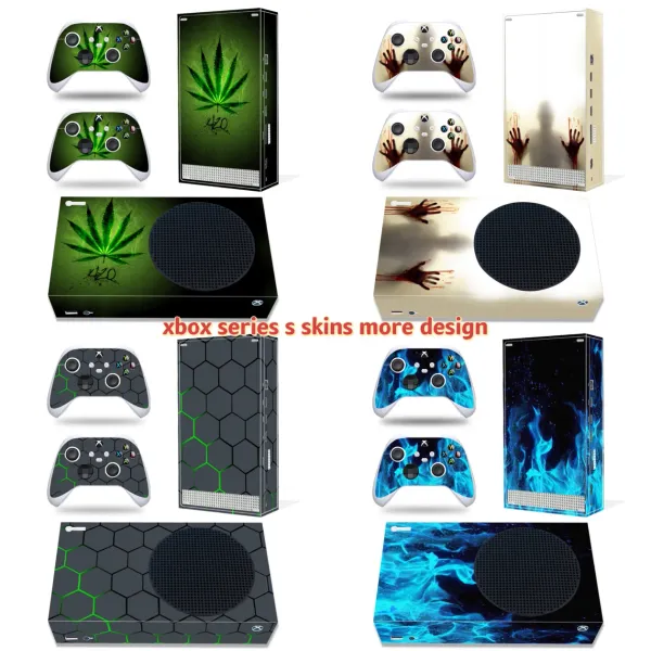 Joysticks Design colorido para Xbox Series S Skins para Xbox Série S adesivo de pele PVC para Xbox Series S Vinil adesivo XSS Skin Skinger