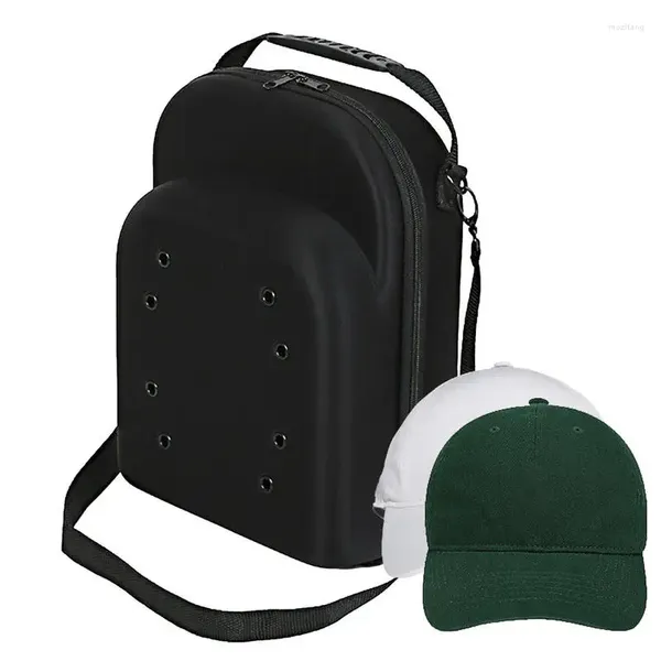 Bolsas de armazenamento Hat Case Case à prova d'água EVA Baseball com alça de ombro e caixa de organizador de moradores de ombro para a maioria