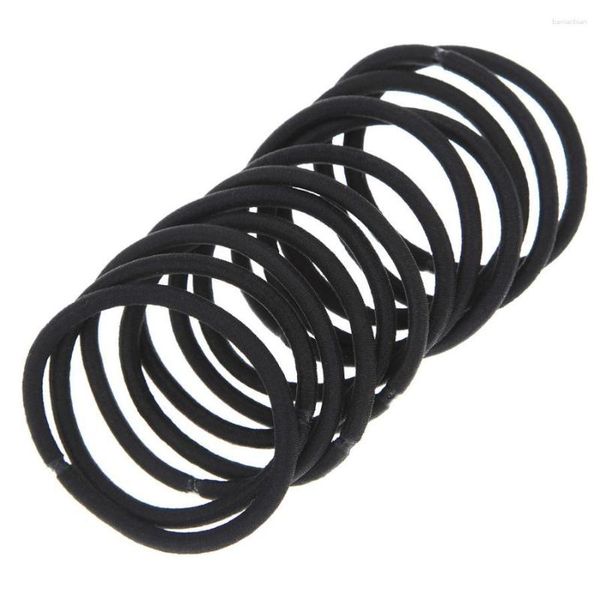 Women Girl Hair Ring Hohlseil Bindekopf Elastikbänder Bulk Schwarzes Accessoire Ju21.Drop