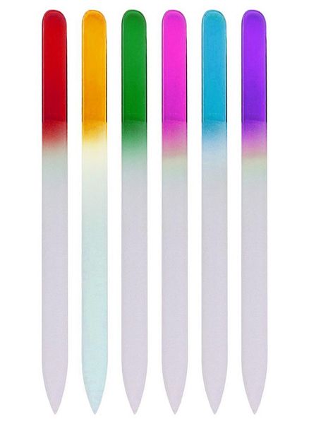 NAD016 Fashion Glass File Buffing Grit Sabbia per Nail art Bellezza Strumento per trucco di bellezza Durevole Crystal Glass Glass Manicure Nail art Tool6400715