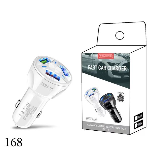 Быстрая быстрая зарядка PD USB C Car Charger PD Auto Power Adapter для iPad iPhone 13 14 15 Pro Max Samsung S23 S24 Android Phone GPS PC 168DD