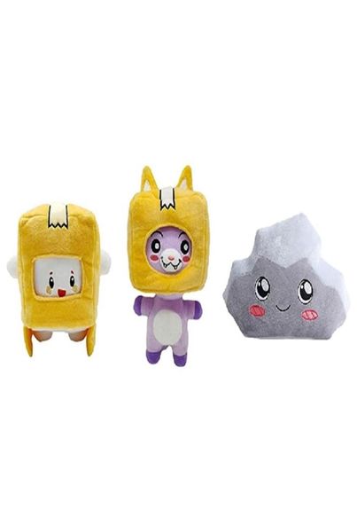 Anime Figuras de anime brinquedo de brinquedo foxy brinquedos de pelúcia removível flip reversível