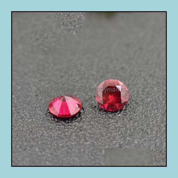 Свободные бриллианты 1000 шт./Лот Синтетический Рубиновый каменный камень кубический цирконий -зародыше