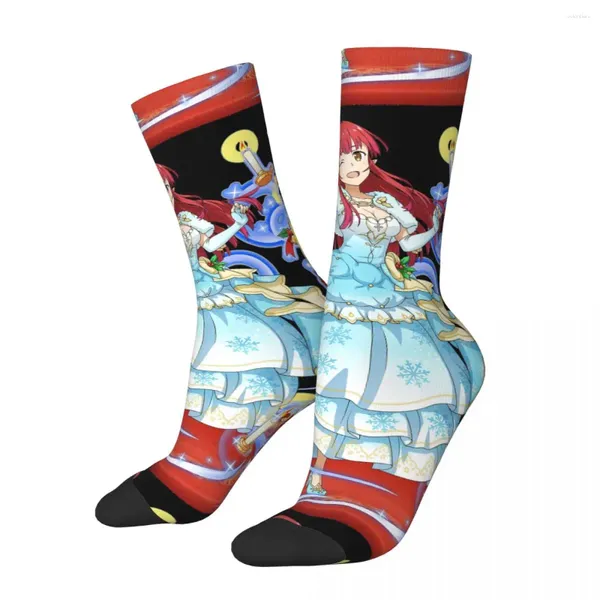 Erkek çorap kılıç tanrısı domain mum erkek kadınlar yenilik bahar yaz sonbahar kış çorapları altında bir hediye tutan kız
