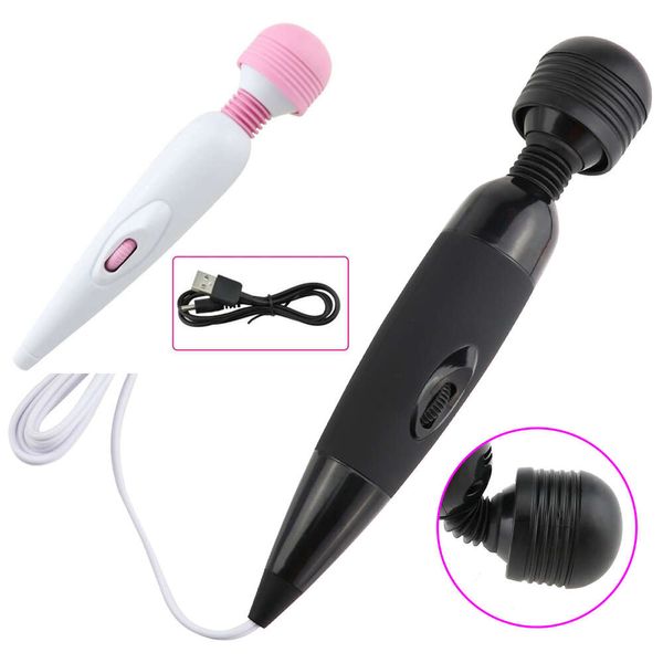 USB -Ladungsladungsmassage Massage Vibrator weiblicher Masturbator Körper Massagebaste Sexy Spielzeug für Frauen Leben wasserdicht