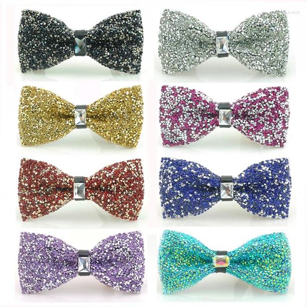 Piani di fiocco di lussuoso festa di matrimonio Rinestone cravatta da uomo Crystal per uomo Regalo formale regolabile smoking smoking cravat cravat cravat