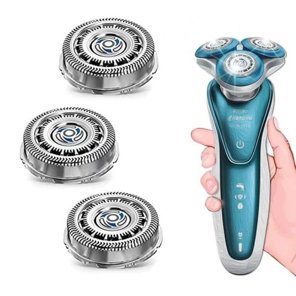 Заменные головки Shavers Shavers Sha70, совместимые с Shaverco Shaver Chaverco Series 7000, 7500 S7370 S7371 S7720 и SW7700