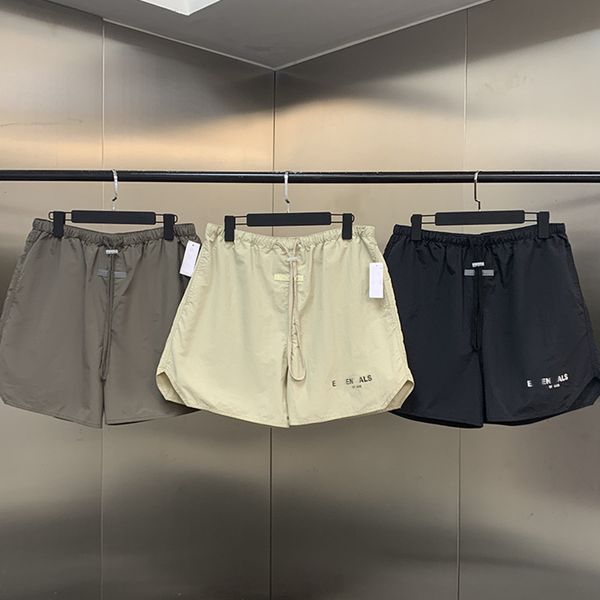 Shorts riflettente maschile designer designer riflettente pantaloncini stampati in nylon casual capris sport pantaloni modalità di colore sport a colore sport hip hop streetwear