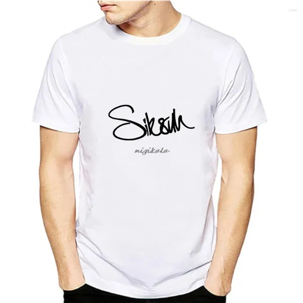 Herren T-Shirts Shirt Männer Sik Silk T-Shirt Sommer kurzärmeliges Hip Hop T-Shirt Harajuku O Hals Oversize Tee Homme