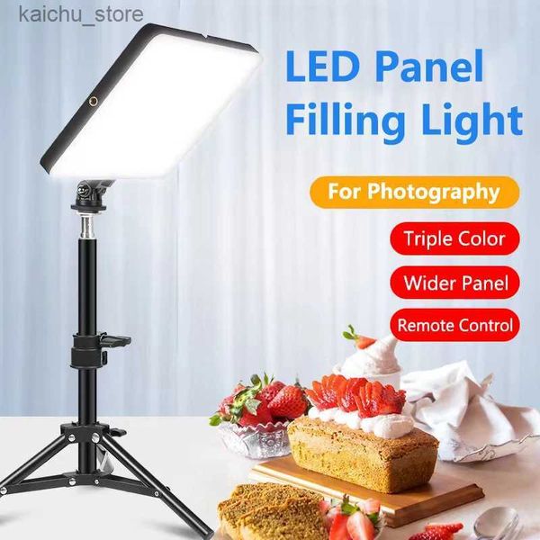 Kontinuierliche Beleuchtung 11 Zoll dimmbare LED -Fotografie Füllung Light Video Lighting Panel für Live -Streaming Photo Studio Beleuchtung Y240418