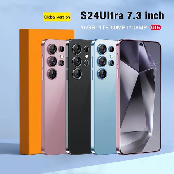 S24 Ultra-Telefon 1TB 16G S23 Ultra S23 1T 5G Androids Handys Mobiltelefone Androids Smartphone 7,3-Zoll 7,3D-Touchscreen