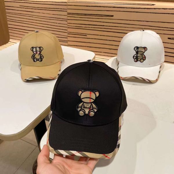 Moda Tasarımcı Kova Şapkası Erkekler için Kadınlar Bear Marka Mektup Top Kapakları 4 Mevsimler Ayarlanabilir Lüks Spor Beyzbol Şapkaları Kapağı Bağlayıcı Güneş Şapkaları