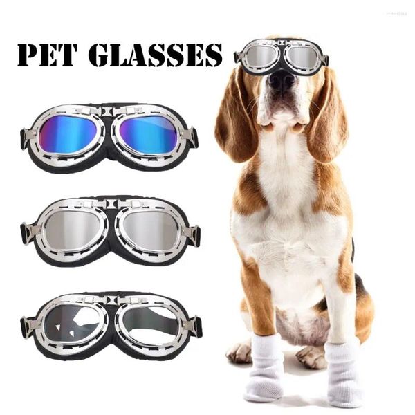 Abbigliamento per cani Lens occhiali per animali domestici Waterproof Gacs/Dogs Goggles Outdoor Sport Anti-UV O occhiali da sole Accessori Eyewear Eyewear Eyewear