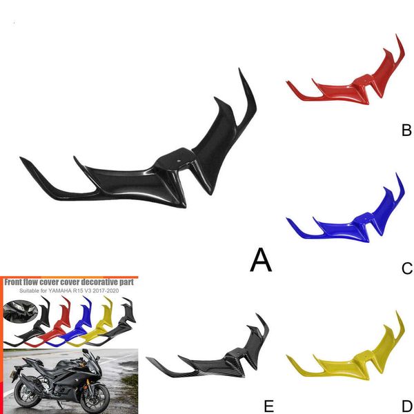 2024 Motorrad -Frontverkleidung Winglet Flügelabdeckung Trim für Yamaha R15 V3 2017 2018 2019 2020 Haifischflosse Motorrad -Zubehör