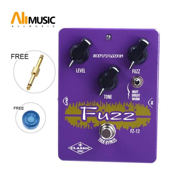 Biyang FZ12 Triple Modalità Fuzz Serie Classic True Bypass Effect Guitar Effect Pedale con connettore MU05499152925