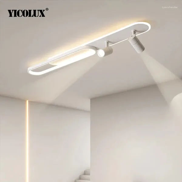 Lampadari lampadario a LED moderno con riflettori illuminazione interno per la sala da pranzo studiare da pranzo camera da letto lampade per la casa di casa oro nero