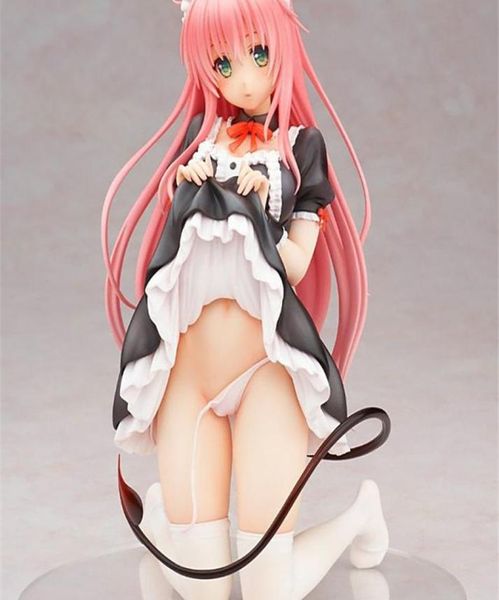 Anime Alter to Love Ru Darkness Lala Satalin Deviluke Maid Ver PVC Ação Figura 18cm Anime Sexy Girl Figura Modelo Toys Gift T2009713257