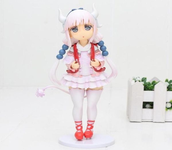 16CM Kobayashisan Chi No Maid Dragon Kanna Kamui Anime Action Figur PVC Sammlermodell Spielzeug Y20042131251659450667