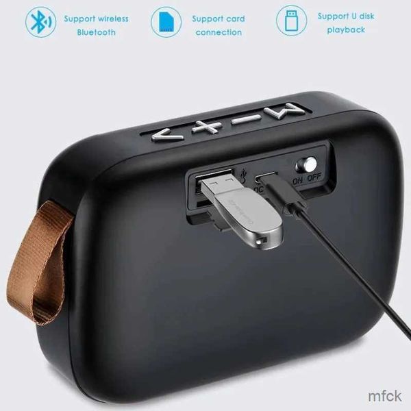 Tragbare Lautsprecher Wireless Bluetooth Sprechermini HLFL Sound 3D Stereo -Lautsprecher Outdoor IPX7 WASGERFORTE STRIGUNG USB TF CARD FM Radio Lautsprecher