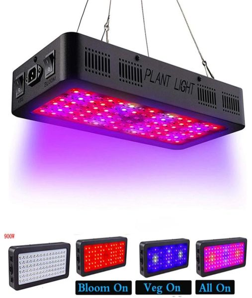 Full Spectrum LED Grow Light Double Switch 600W 900W Grow Light With Veg Bloom Modos para Greante Greante de Estufa Integral LED LUZ 854121402