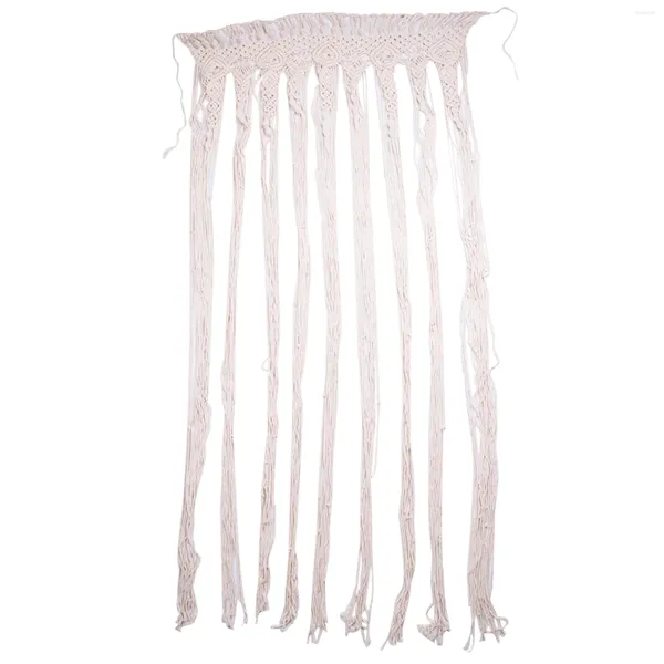 Bolsas de armazenamento Macrame pendura na parede de tapeçaria de tapeçaria quartos cortinas cortinas de casamento boho decoração