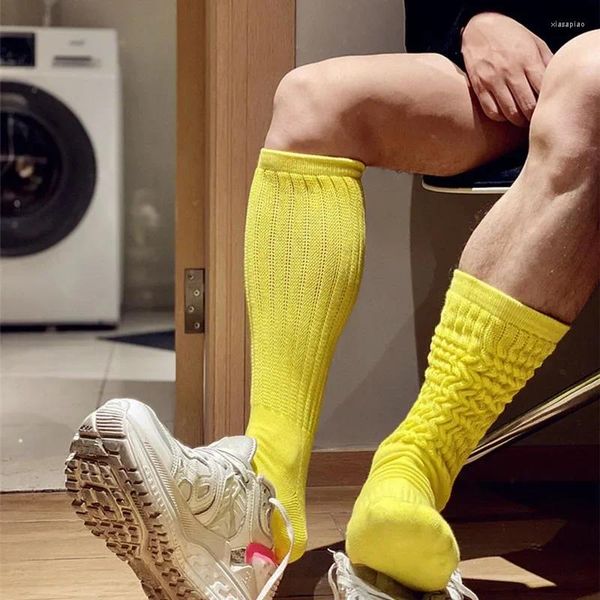 Мужские носки кальцетины твердый длинная трубка Пот спорт мужская одежда Hombre нить хлопковые баскетбол мода
