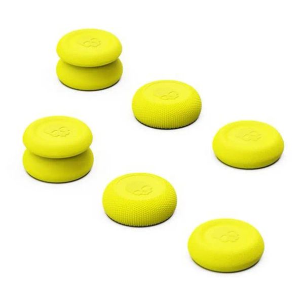 Altoparlanti 6pcs pollice Gerio joystick berretto per mazzo a vapore fps/tps pollo al pollo che mangia artefatto silicone non slip non slip traverse capricci Accessori