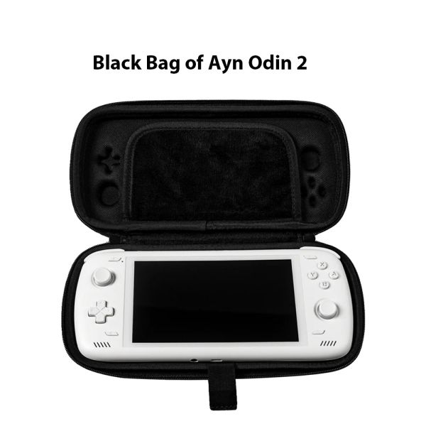 Casos Ayn Original Black Bag of Odin 2 5,98 polegadas Touch Screen Console de jogos portátil Caso portátil de Ayn Odin 2